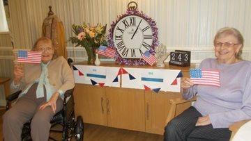 American themed day brings party vibe to Durham care home